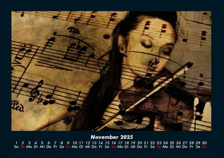 Produktbild: Musik 2025 Fotokalender DIN A4