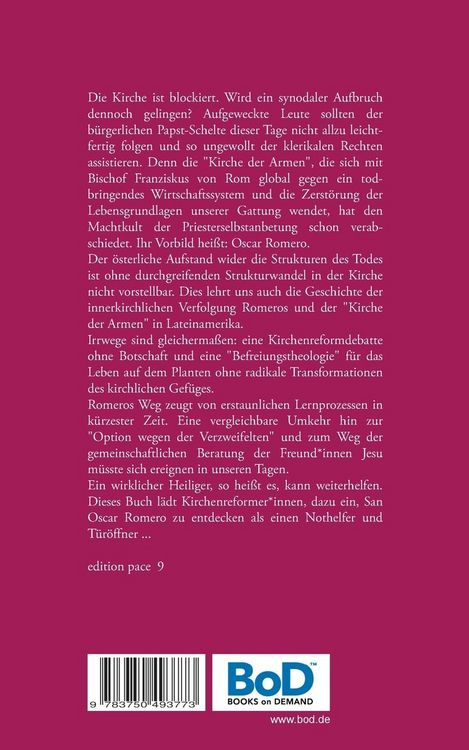 Produktbild: Oscar Romero, die synodale Kirche und Abgr&uuml;nde des Klerikalismus