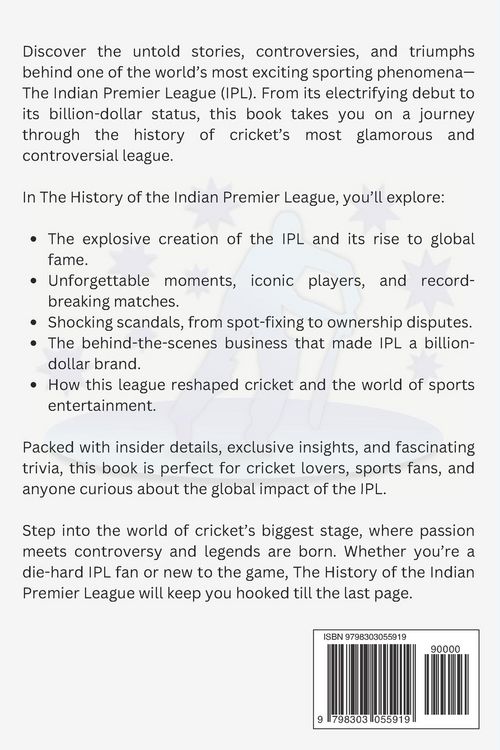 Produktbild: The History of the Indian Premier League