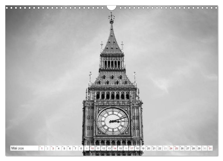 Produktbild: London Stadt an der Themse (Wandkalender 2026 DIN A3 quer), CALVENDO Monatskalender
