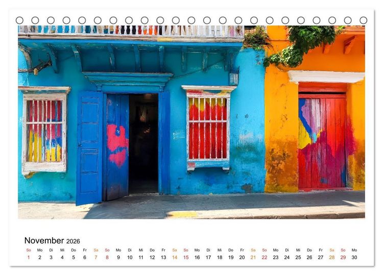 Produktbild: Magische Farbwelten der Erde (Tischkalender 2026 DIN A5 quer), CALVENDO Monatskalender