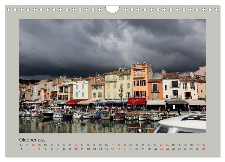 Produktbild: Urlaubsreise durch Frankreich (Wandkalender 2026 DIN A4 quer), CALVENDO Monatskalender