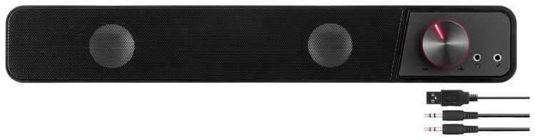 Produktbild: SPEEDLINK BRIO Stereo Soundbar, black