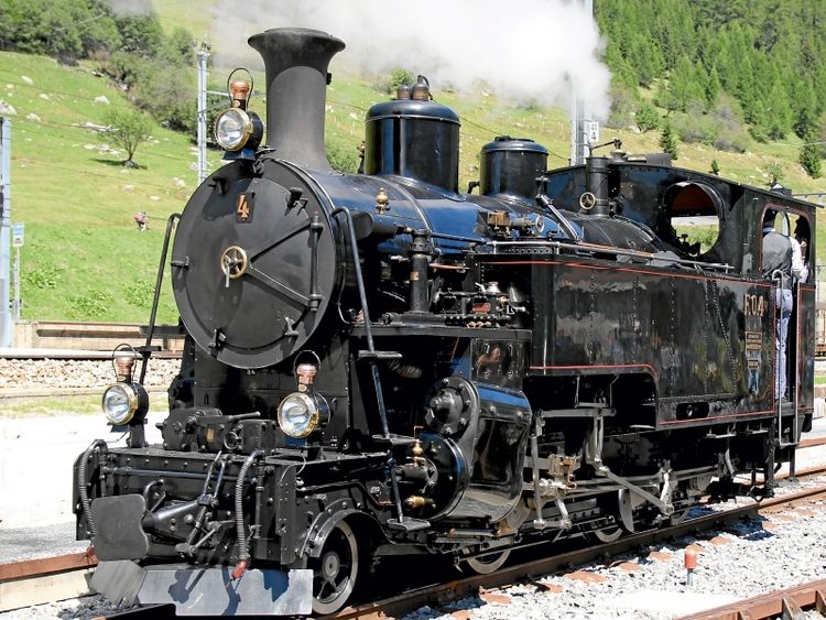 Produktbild: CALVENDO Puzzle Lok Nr. 4 der Furka Bergstrecke | 1000 Teile Lege-Gr&ouml;&szlig;e 64x48cm Foto-Puzzle f&uuml;r gl&uuml;ckliche Stunden