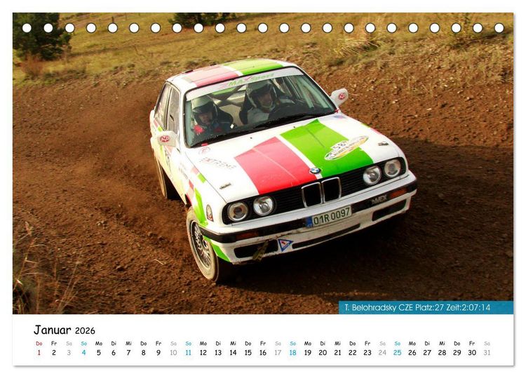 Produktbild: Lausitz-Rallye Kalender (Tischkalender 2026 DIN A5 quer), CALVENDO Monatskalender