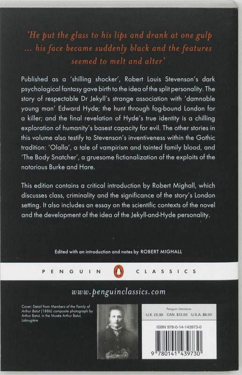 Produktbild: The Strange Case of Dr Jekyll and Mr Hyde and Other Tales of Terror