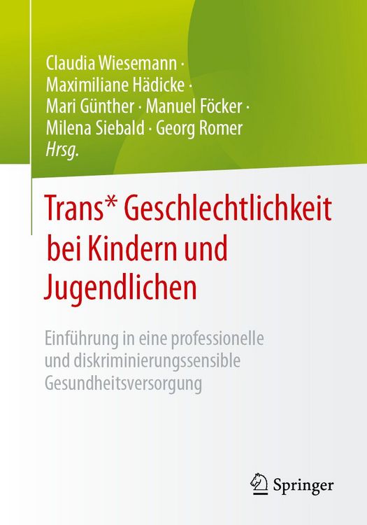 Produktbild: Trans* Geschlechtlichkeit bei Kindern und Jugendlichen