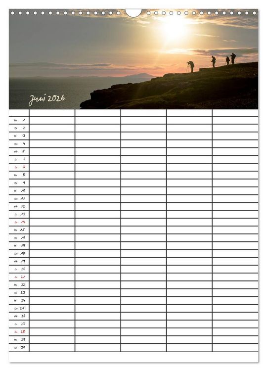 Produktbild: Isle of Skye - Schottlands Inseln - Familienplaner (Wandkalender 2026 DIN A3 hoch), CALVENDO Monatskalender
