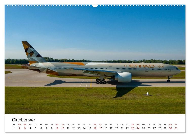 Produktbild: Boeing 777 Die Triple Seven (hochwertiger Premium Wandkalender 2027 DIN A2 quer), Kunstdruck in Hochglanz