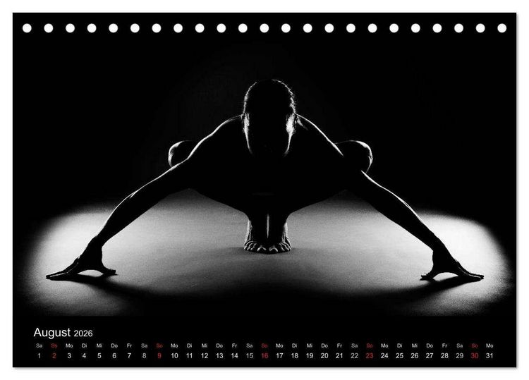 Produktbild: Kunstakt (Tischkalender 2026 DIN A5 quer), CALVENDO Monatskalender