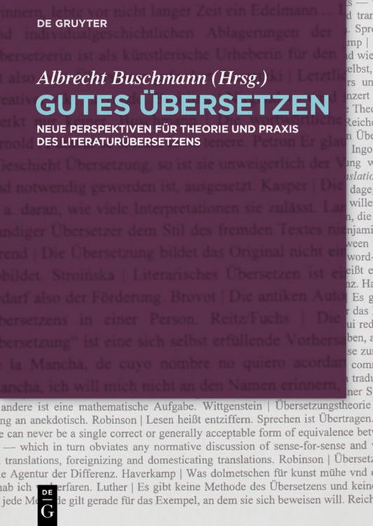Produktbild: Gutes &Uuml;bersetzen