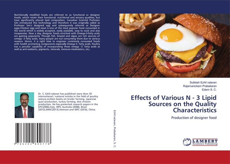 Produktbild: Effects of Various N - 3 Lipid Sources on the Quality Characteristics