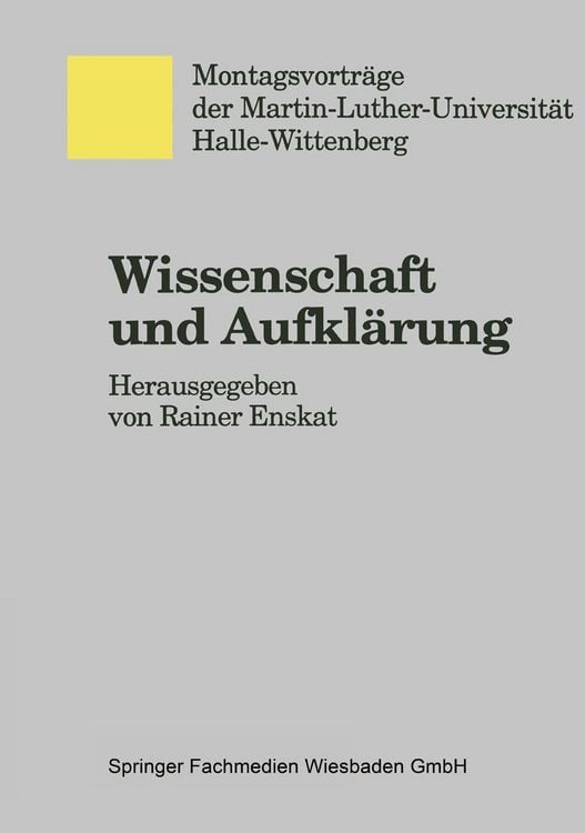 Produktbild: Wissenschaft und Aufkl&auml;rung