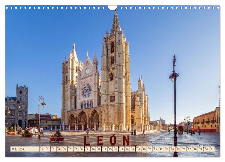 Produktbild: Nordspanien, Meer, endlose Str&auml;nde, Geschichte und Kultur by VogtArt (Wandkalender 2026 DIN A3 quer), CALVENDO Monatskalender
