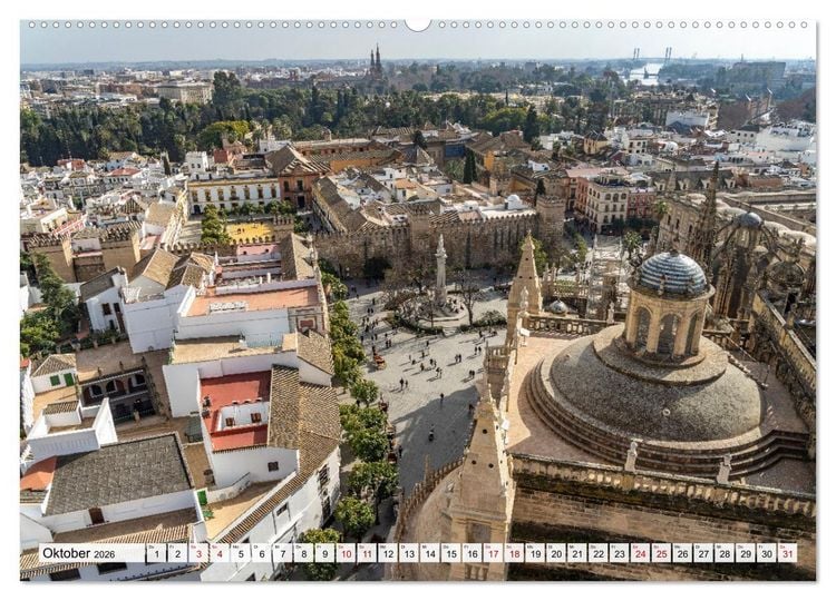 Produktbild: Andalusien - Sevilla (Wandkalender 2026 DIN A2 quer), CALVENDO Monatskalender