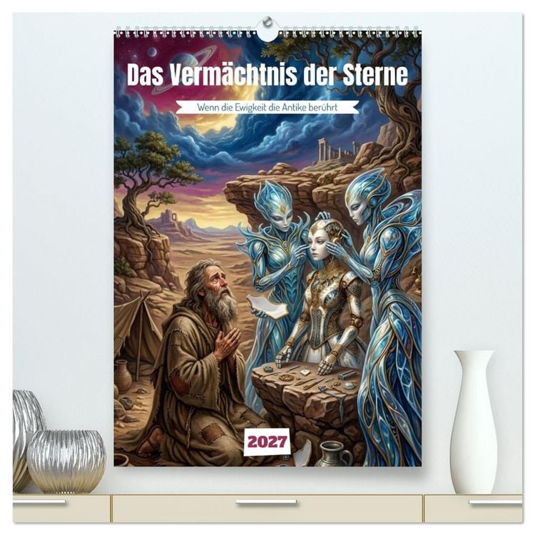 Produktbild: Das Verm&auml;chtnis der Sterne (hochwertiger Premium Wandkalender 2027 DIN A2 hoch), Kunstdruck in Hochglanz