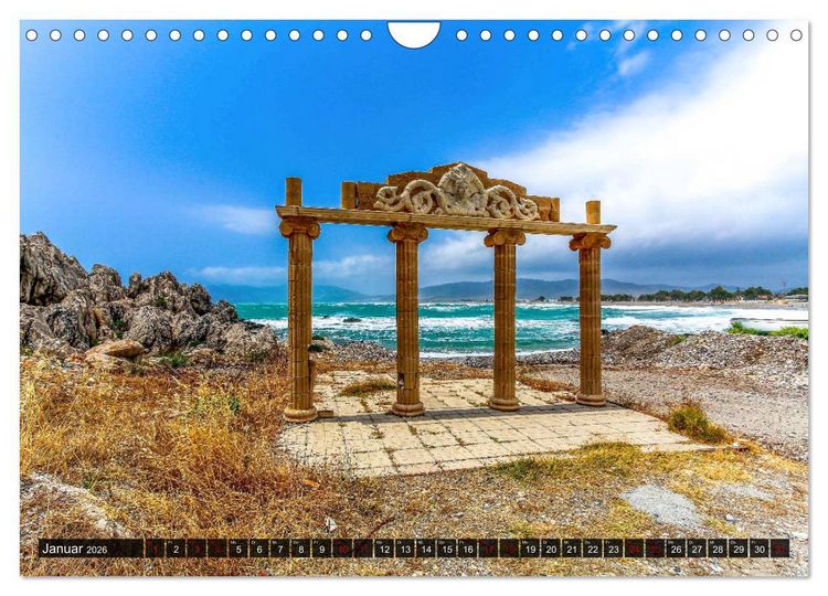 Produktbild: Idyllisches Rhodos (Wandkalender 2026 DIN A4 quer), CALVENDO Monatskalender