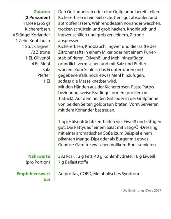 Produktbild: Die Ern&auml;hrungs-Docs - Gesund durch das Jahr Tagesabrei&szlig;kalender 2027