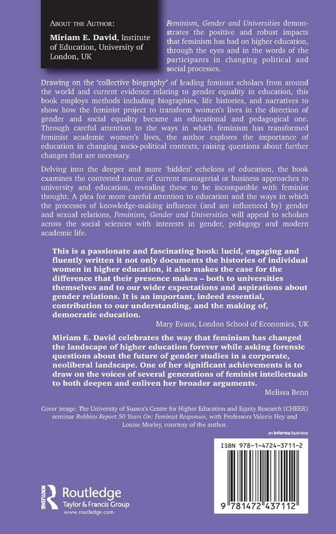 Produktbild: Feminism, Gender and Universities