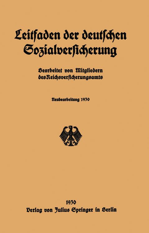 Produktbild: Leitfaden der deutschen Sozialversicherung