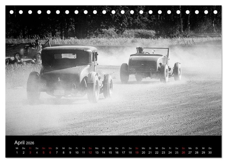 Produktbild: Hot Rods (Tischkalender 2026 DIN A5 quer), CALVENDO Monatskalender