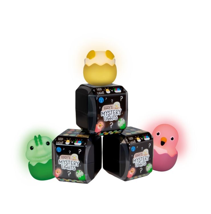 Produktbild: Eggys Mystery Lights Akku Nachtlicht Sammelbox mit praktischem Anh&auml;nger