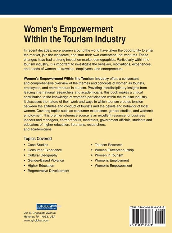 Produktbild: Women's Empowerment Within the Tourism Industry