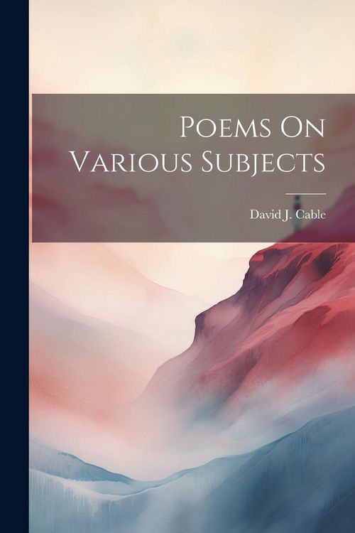 Produktbild: Poems On Various Subjects
