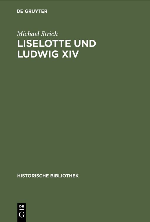 Produktbild: Liselotte und Ludwig XIV