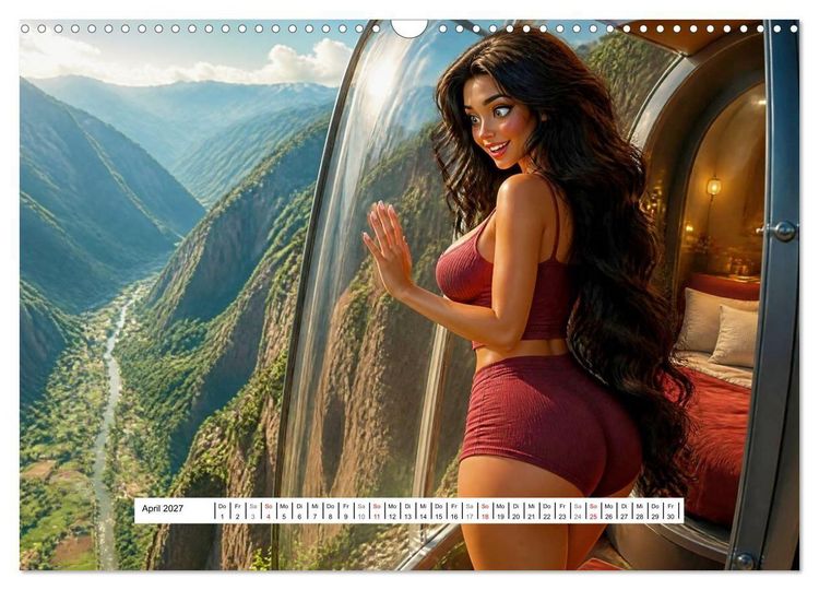 Produktbild: Valentina - Dort schlafen, wovon andere nur tr&auml;umen (Wandkalender 2027 DIN A3 quer), CALVENDO Monatskalender