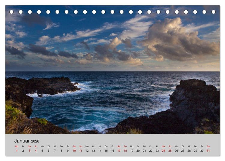 Produktbild: Azoren - S&atilde;o Miguel (Tischkalender 2026 DIN A5 quer), CALVENDO Monatskalender