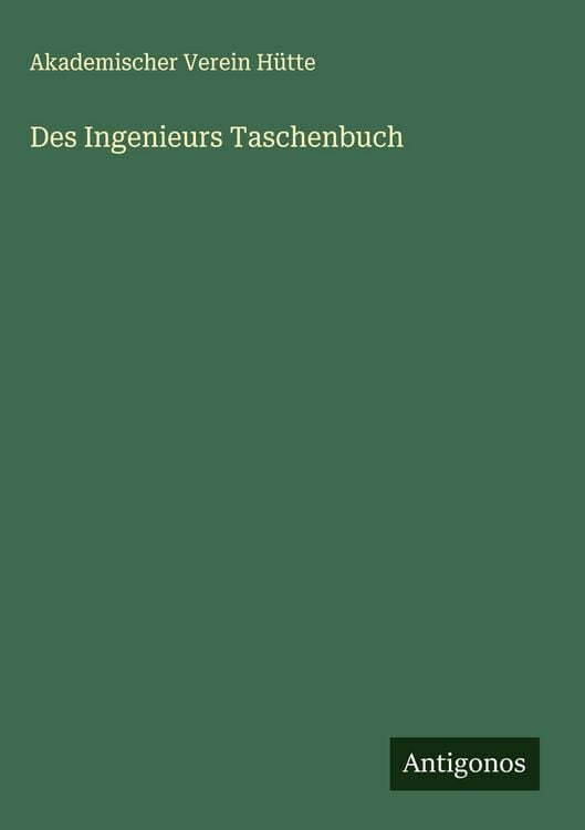 Produktbild: Des Ingenieurs Taschenbuch