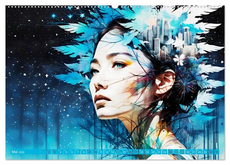 Produktbild: Wilde Ladys (hochwertiger Premium Wandkalender 2026 DIN A2 quer), Kunstdruck in Hochglanz