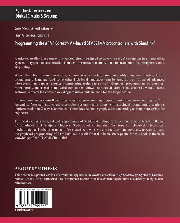 Produktbild: Programming the ARM&reg; Cortex&reg;-M4-based STM32F4 Microcontrollers with Simulink&reg;