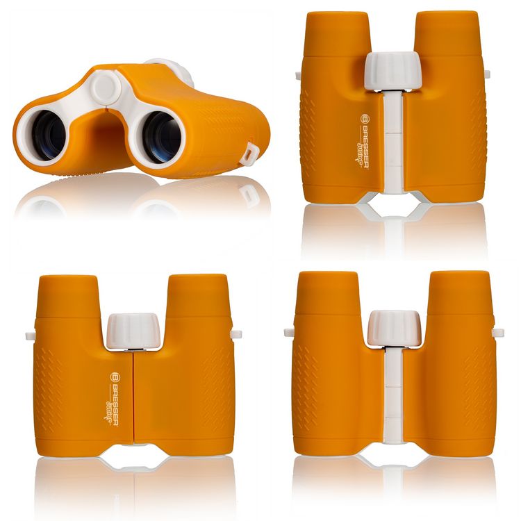 Produktbild: Bresser Junior 11382 - Kinder-Fernglas 6x21 (orange), mit Tasche