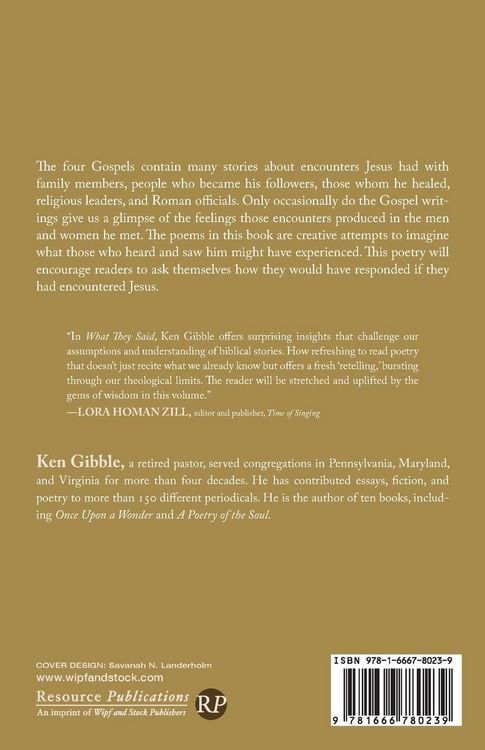 Produktbild: What They Said