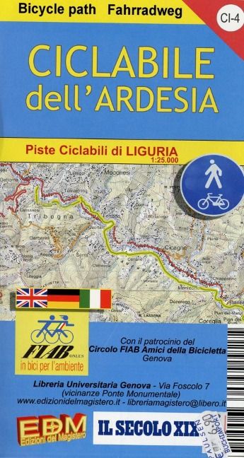 Produktbild: Fahrradkarte Ardesia 1 : 25.000