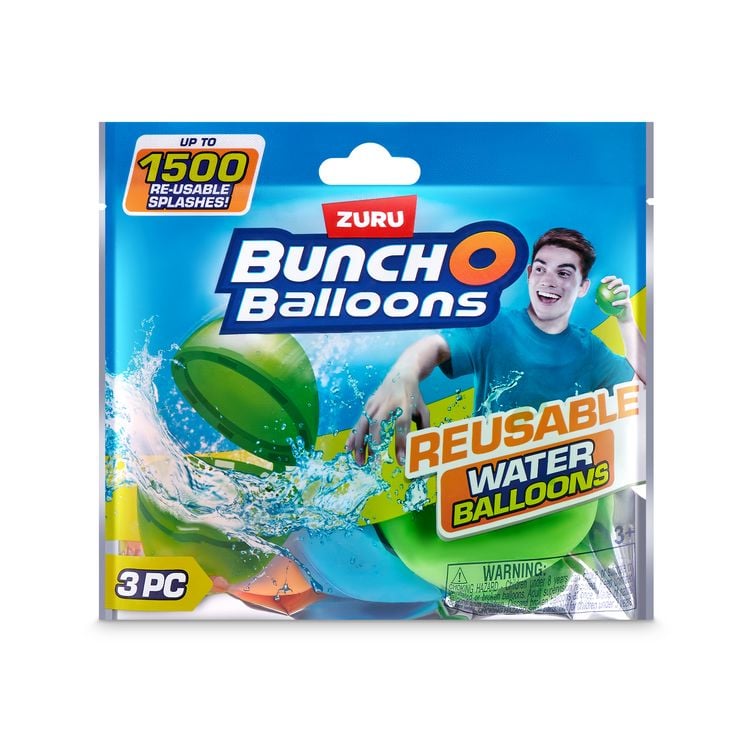Produktbild: Bunch O Balloons wiederverwendbare Wasserballons 3er Pack - Wasserbomben