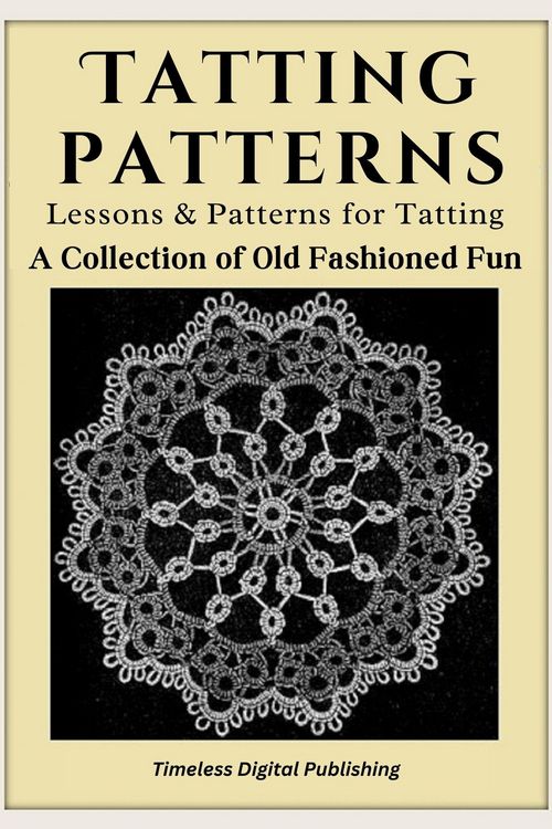 Produktbild: Tatting Patterns - Lessons & Patterns for Tatting with Instructions - A Collection of Old Fashioned Fun