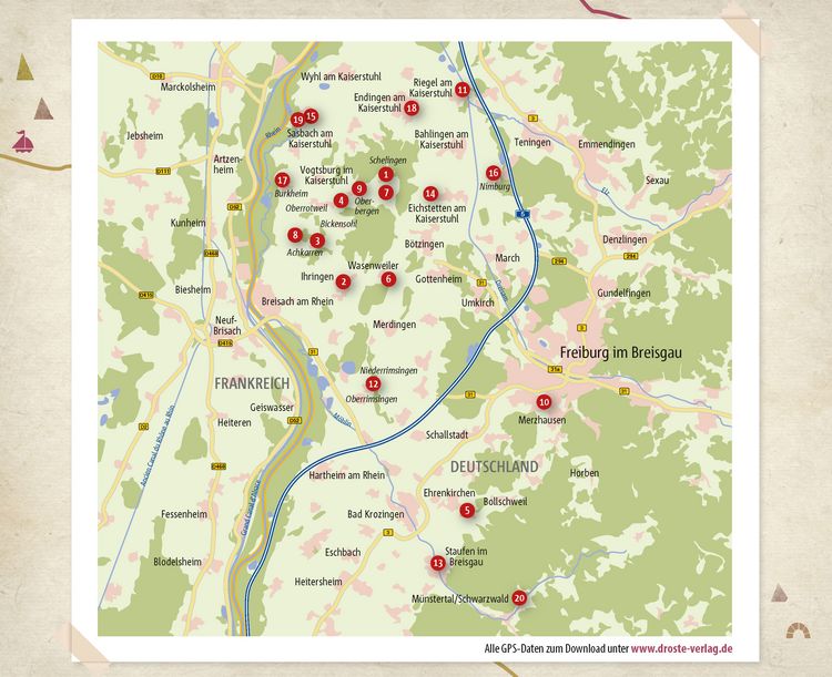 Produktbild: Kaiserstuhl/Breisgau. Wandern f&uuml;r die Seele