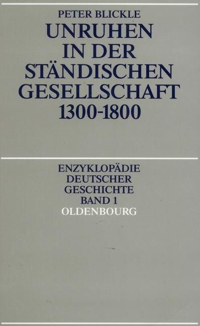 Produktbild: Unruhen in der st&auml;ndischen Gesellschaft 1300-1800