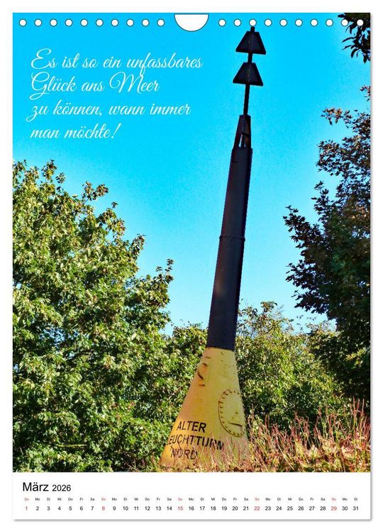 Produktbild: Facettenreiches Borkum (Wandkalender 2026 DIN A4 hoch), CALVENDO Monatskalender