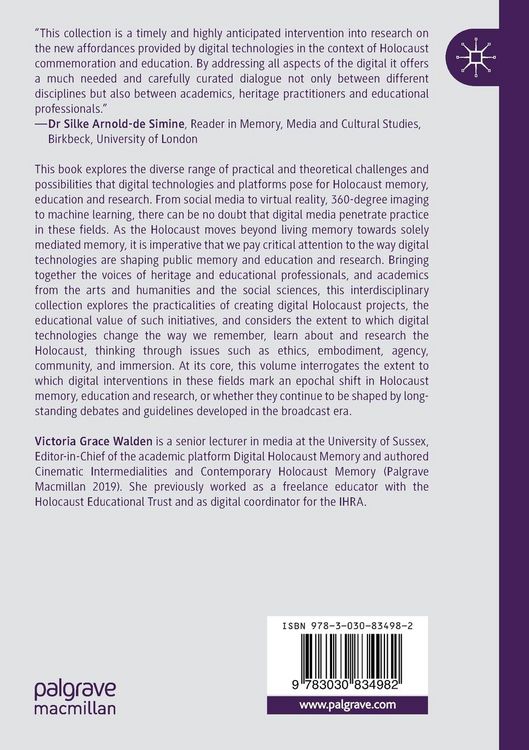 Produktbild: Digital Holocaust Memory, Education and Research