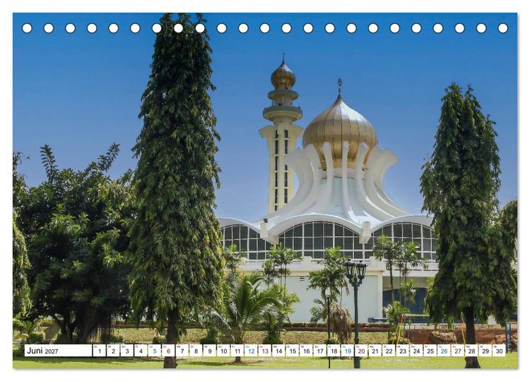 Produktbild: Malaysia &ndash; Zwischen Regenwald, Tempeln und Skyline von Kuala Lumpur (Tischkalender 2027 DIN A5 quer), CALVENDO Monatskalender