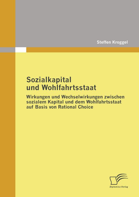 Produktbild: Sozialkapital und Wohlfahrtsstaat