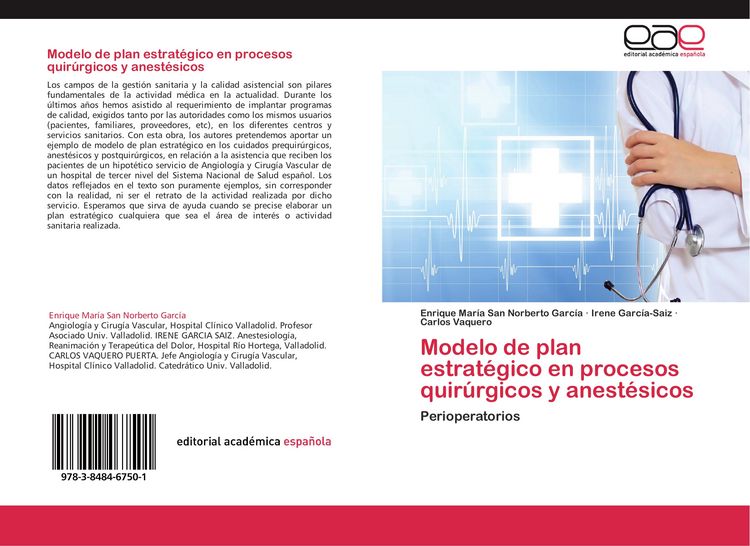 Produktbild: Modelo de plan estrat&eacute;gico en procesos quir&uacute;rgicos y anest&eacute;sicos