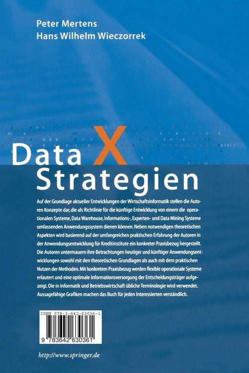 Produktbild: Data X Strategien