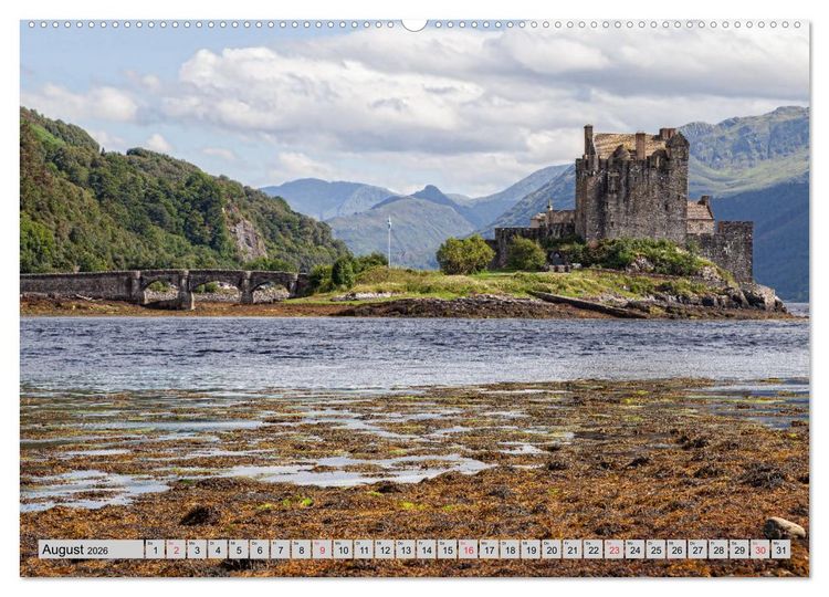 Produktbild: Wundersch&ouml;nes Schottland - Bilderreise durch ein sagenumwobenes Land (hochwertiger Premium Wandkalender 2026 DIN A2 quer), Kunstdruck in Hochglanz