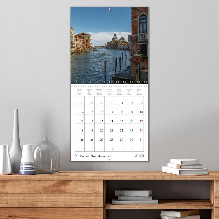 Produktbild: Romantic corners in Venice (Wall Calendar 2026 12 &times; 12 Inch) CALVENDO 12 Month Wall Calendar