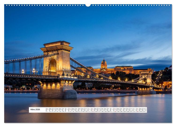 Produktbild: KAISERLICHES BUDAPEST (Wandkalender 2026 DIN A2 quer), CALVENDO Monatskalender